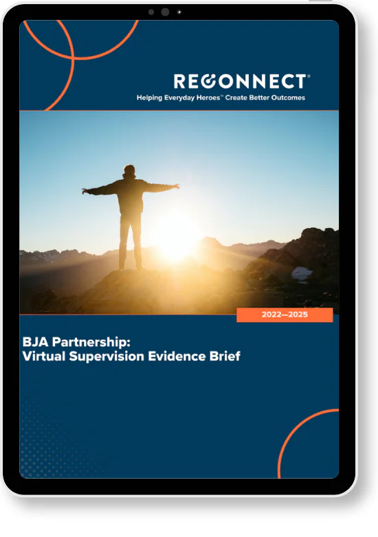 An iPad with Reconnect's Remote Best Practices white paper on it.